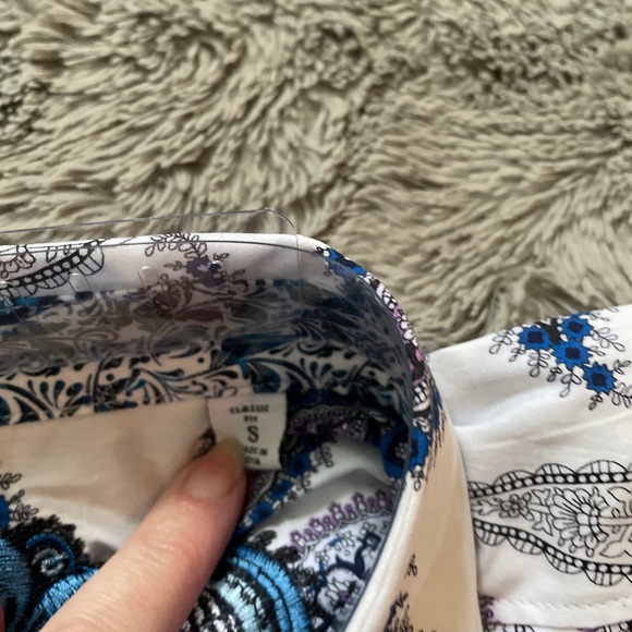 NWT ROBERT GRAHAM designer shirt paisley shirt - Picture 3 of 8